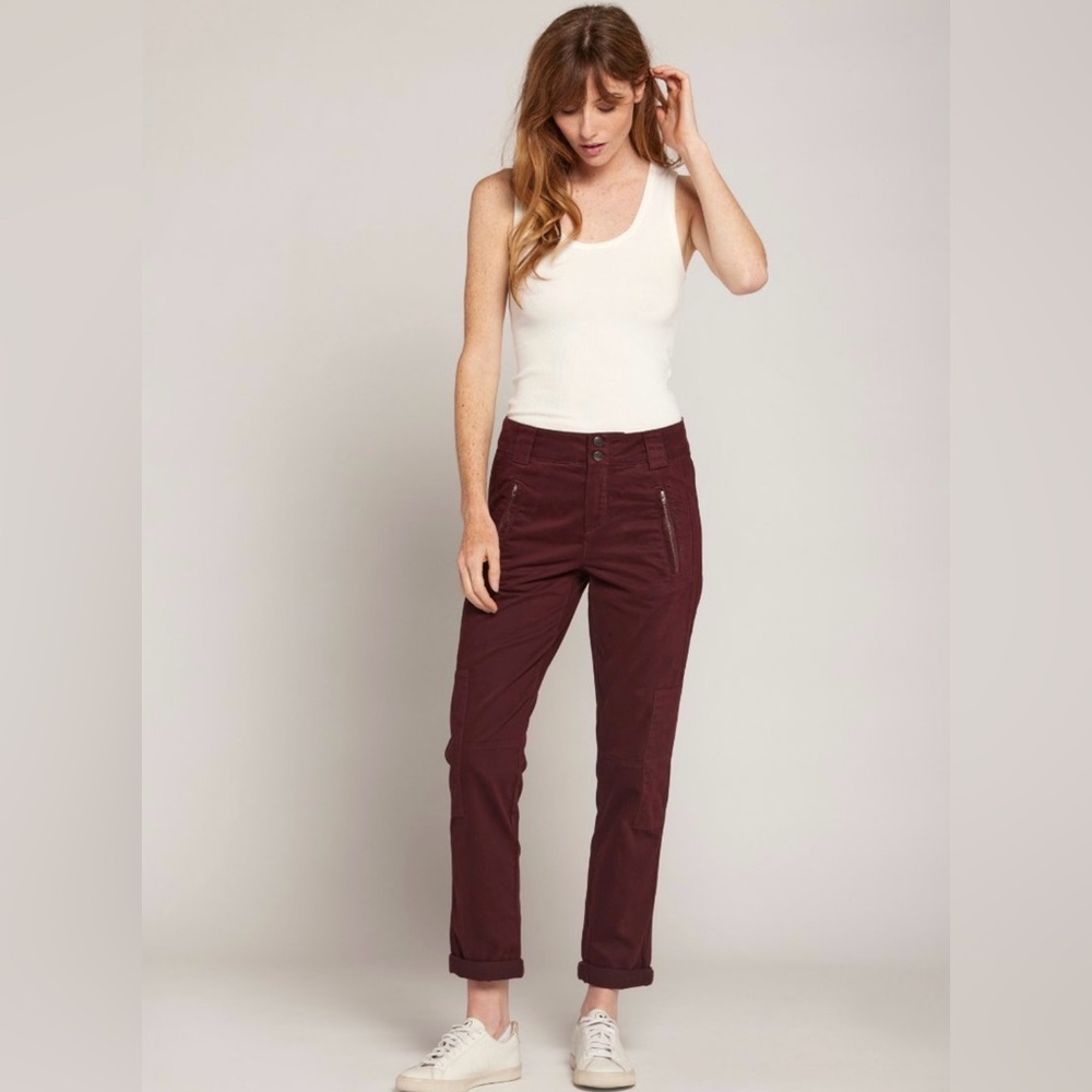Current/Elliott The Captain The Encode in Truffle Women’s Purple Size 26 - Picture 3 of 14